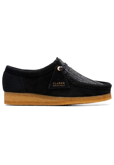 Замшевые полуботинки с плетением CLARKS ORIGINALS