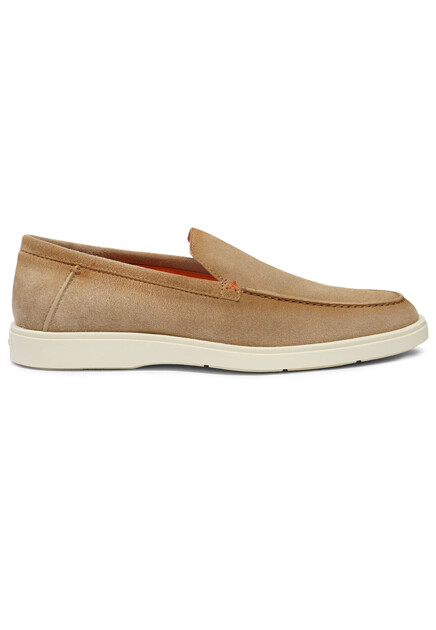 Замшевые лоферы  SANTONI