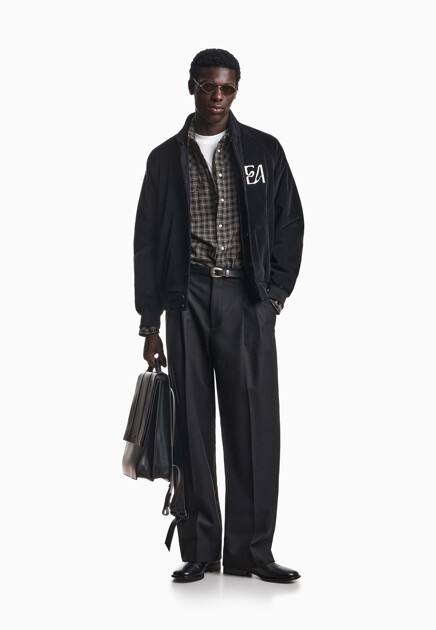 Вельветовый бомбер EMPORIO ARMANI - ИТАЛИЯ
