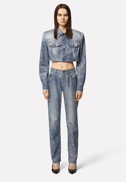 Джинсы с принтом  VERSACE JEANS COUTURE