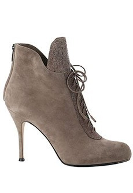 Бежевые ботильоны GIANVITO ROSSI