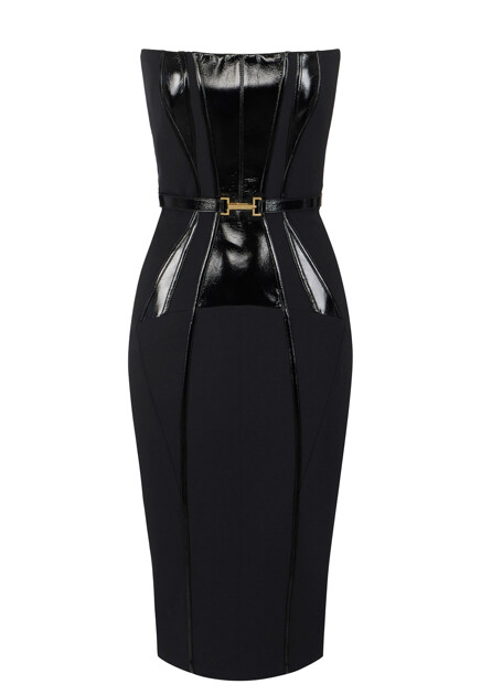 Платье с открытыми плечами ELISABETTA FRANCHI