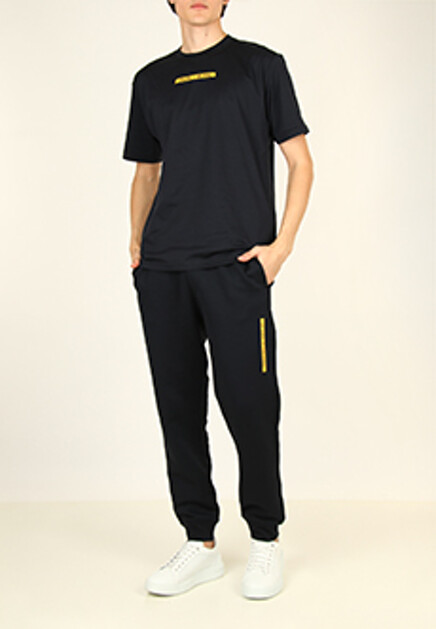 Футболка с логотипом STONE ISLAND