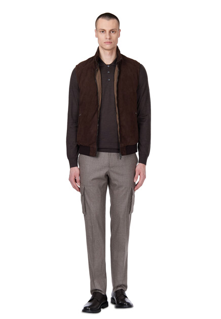 Брюки с накладными карманами  CORNELIANI - ИТАЛИЯ