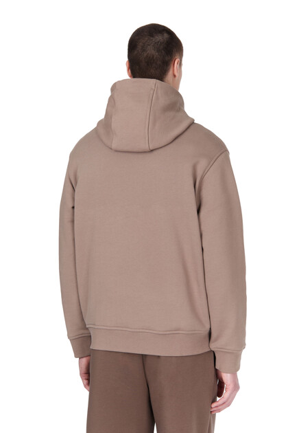 Худи EMPORIO ARMANI  - Вискоза, Полиамид - цвет коричневый