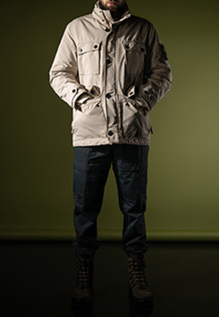 Брюки из смесового хлопка STONE ISLAND