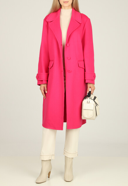 Однобортное пальто  ERMANNO SCERVINO - ИТАЛИЯ