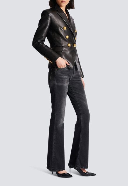 Жакет BALMAIN  - Кожа