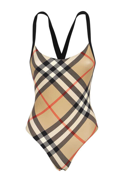 Слитный купальник с принтом BURBERRY