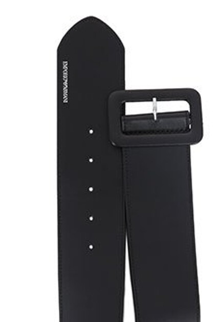 Черный ремень EMPORIO ARMANI