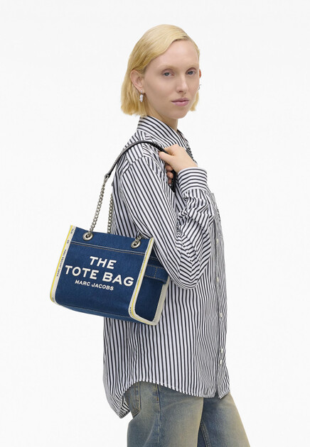 Сумка-тоут The Denim Chain Small Tote Bag MARC JACOBS - США