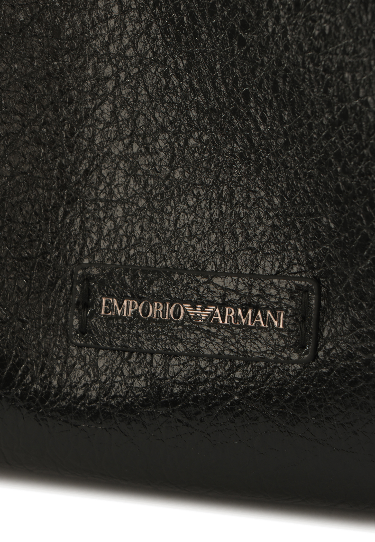 Сумка EMPORIO ARMANI  - Кожа - цвет черный