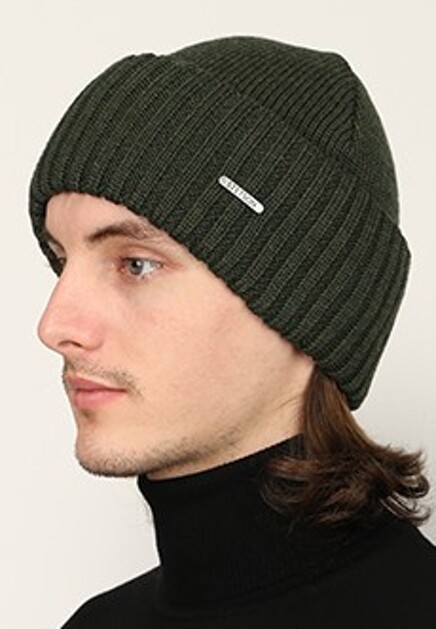 Шапка с отворотом из шерсти STETSON