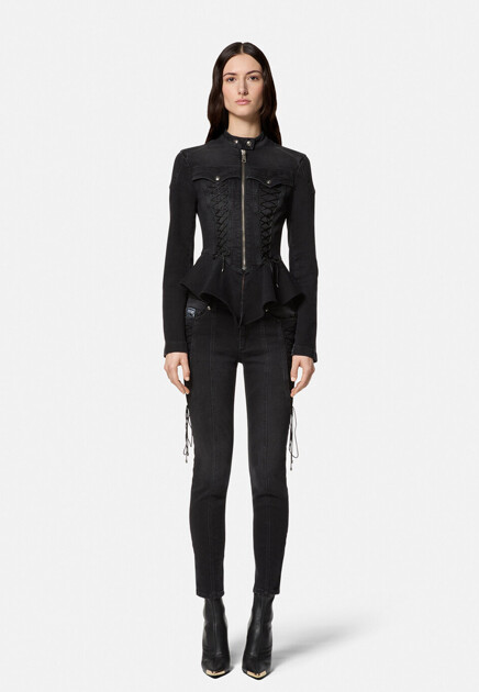 Джинсы скинни  VERSACE JEANS COUTURE - ИТАЛИЯ