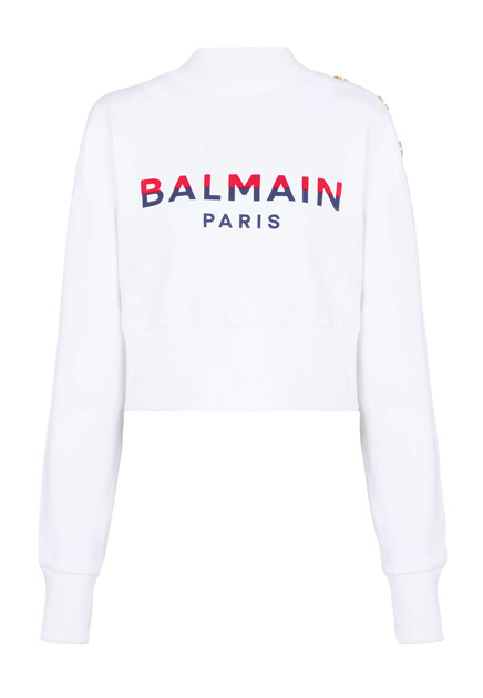 Свитшот с логотипом  BALMAIN