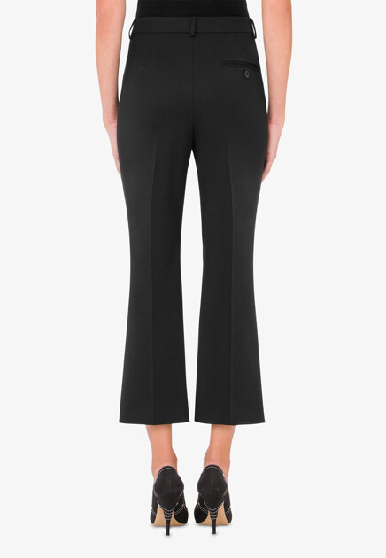 Брюки MOSCHINO JEANS  - Полиэстер, Шерсть
