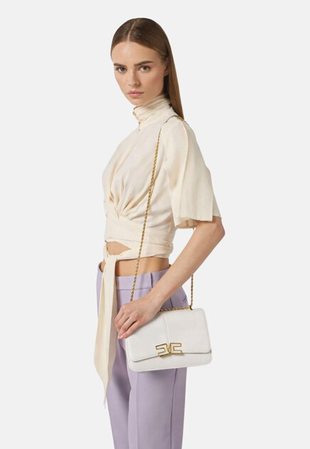 Сумка через плечо с логотипом ELISABETTA FRANCHI - ИТАЛИЯ