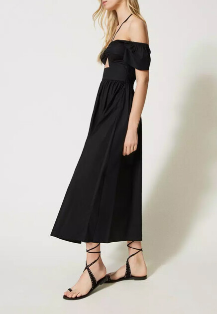 Платье с открытыми плечами TWINSET Milano