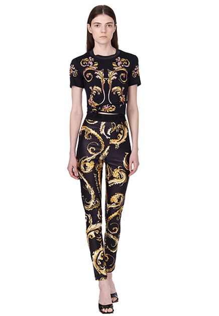 Легинсы с принтом  VERSACE JEANS COUTURE