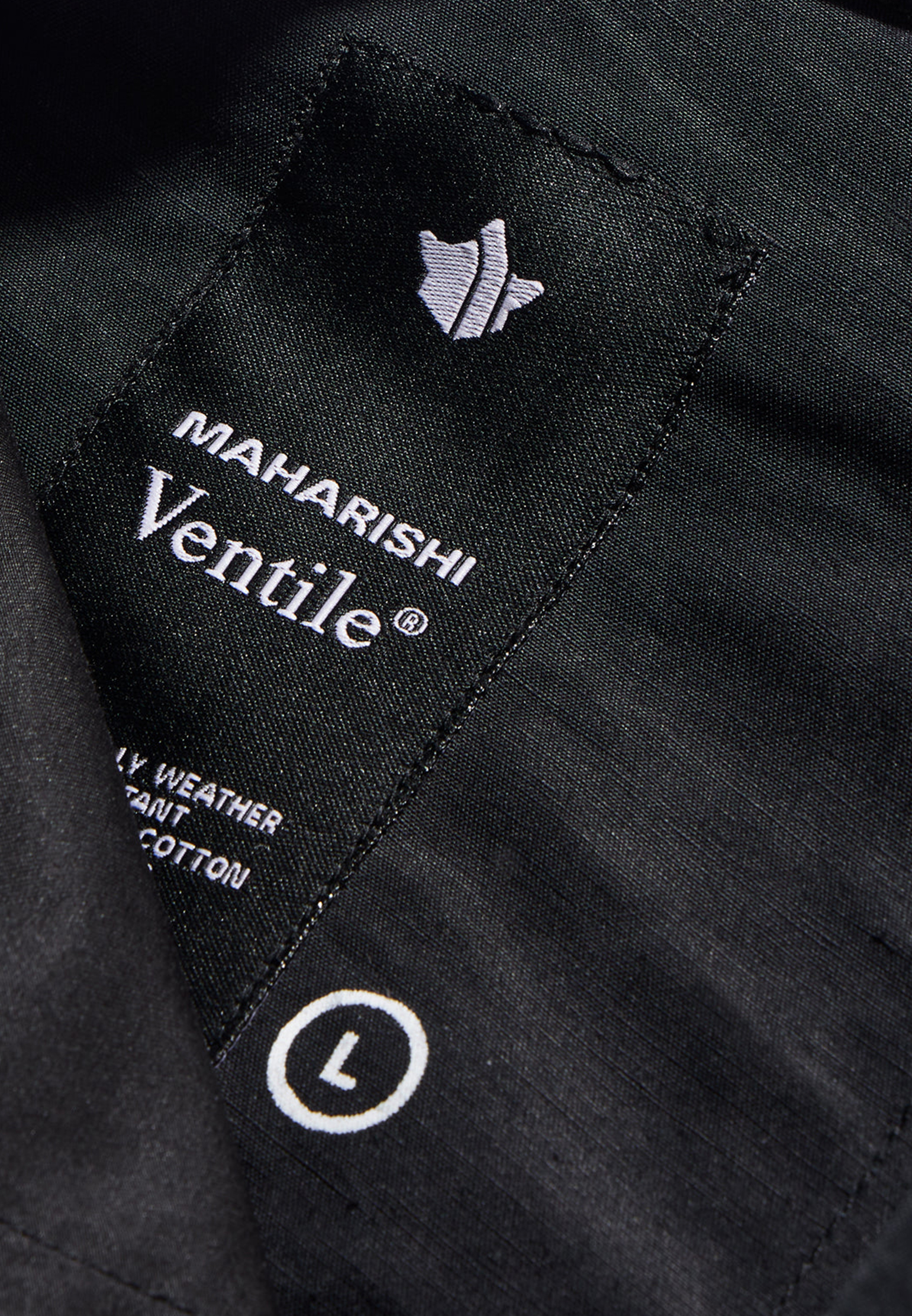 Брюки с затяжками MAHARISHI