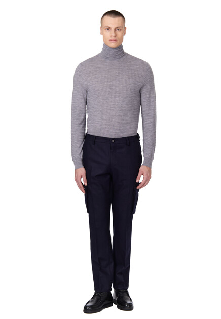 Брюки с накладными карманами CORNELIANI - ИТАЛИЯ