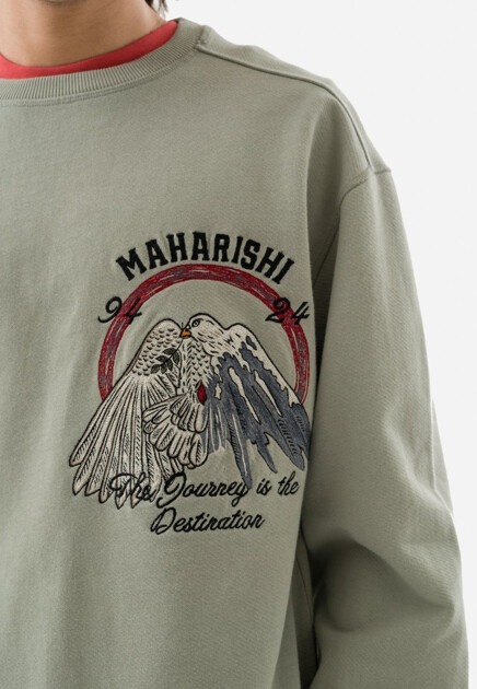 Свитшот с вышивкой  MAHARISHI