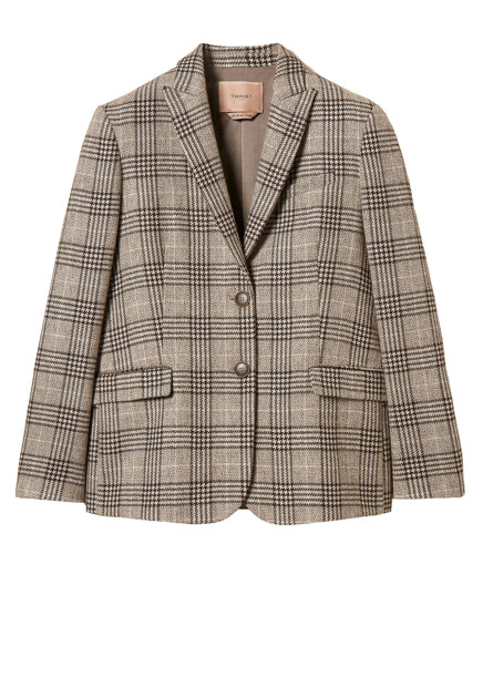 Пиджак из смесовой шерсти TWINSET Milano