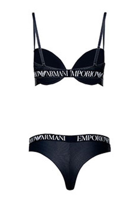 Синий купальник EMPORIO ARMANI