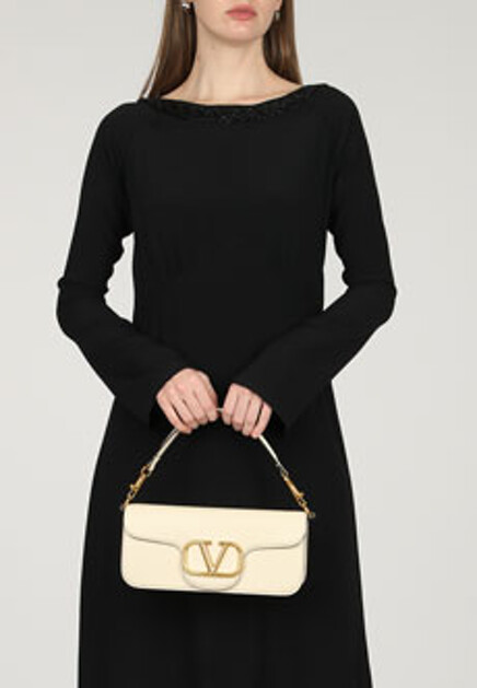 Сумка из кожи с логотипом  VALENTINO
