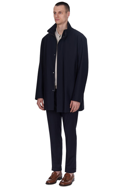 Куртка EMPORIO ARMANI  - Полиамид - цвет синий