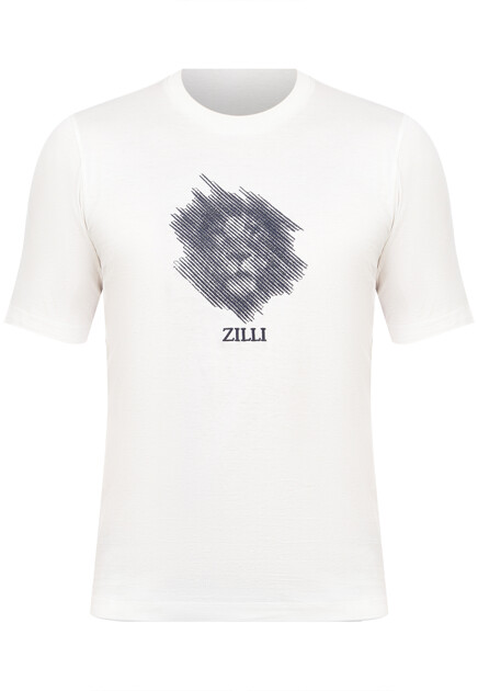 Футболка с вышивкой Lion Stripes ZILLI