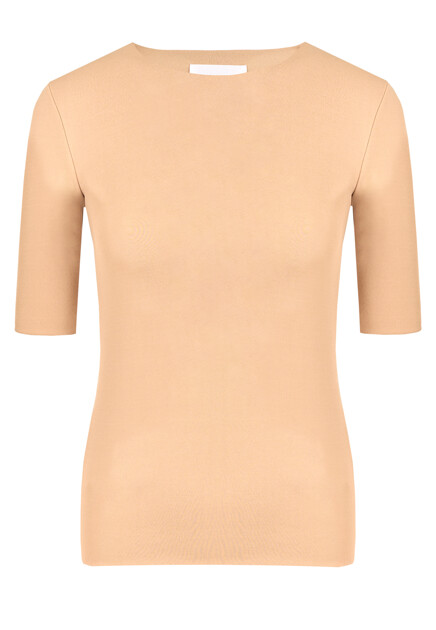Джемпер с короткими рукавами из вискозы JIL SANDER