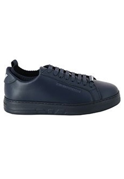 Синие кроссовки EMPORIO ARMANI