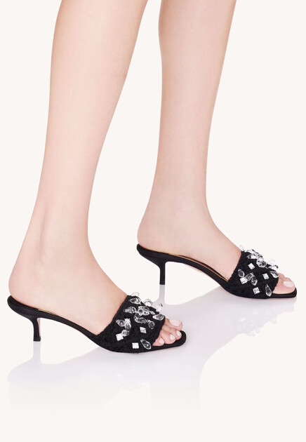 Мюли с декором  AQUAZZURA