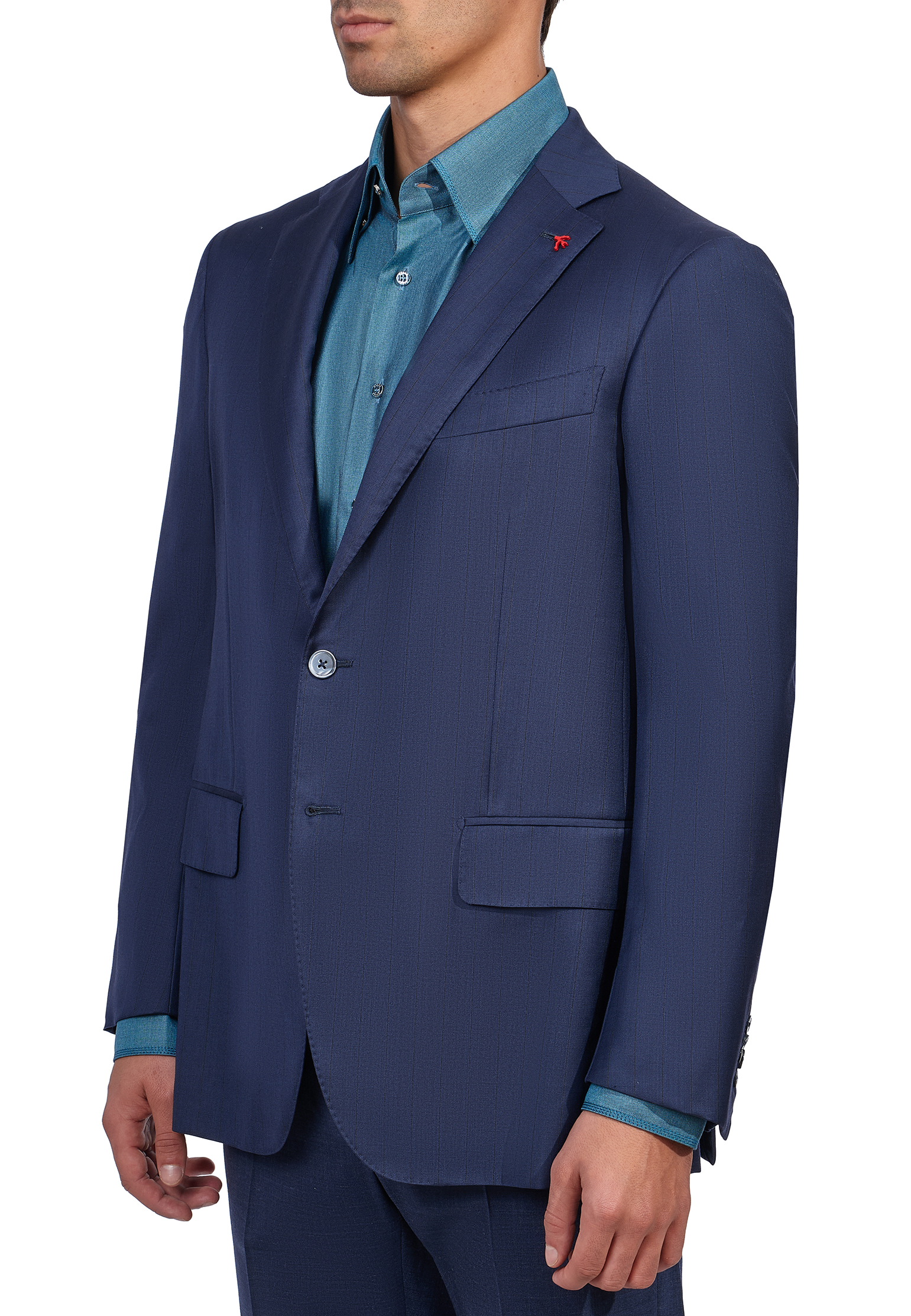 Пиджак ISAIA  52 размера - цвет голубой