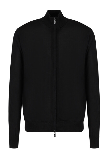 Кардиган с застёжкой на молнию EMPORIO ARMANI