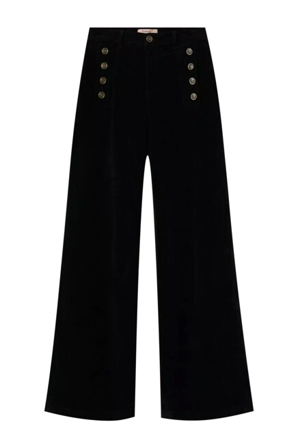 Широкие брюки из микровельвета TWINSET Milano