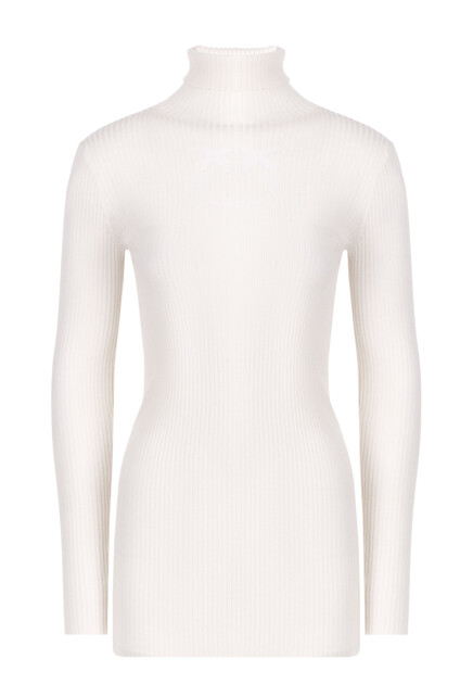 Водолазка из шерсти с логотипом PINKO