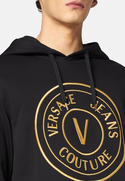 Худи VERSACE JEANS COUTURE  - Хлопок - цвет черный