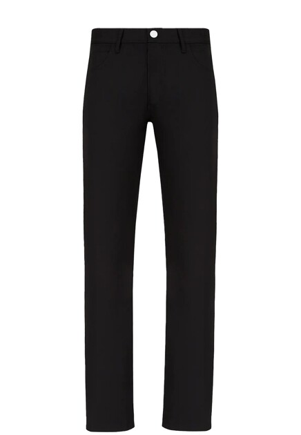 Брюки из натуральной шерсти GIORGIO ARMANI