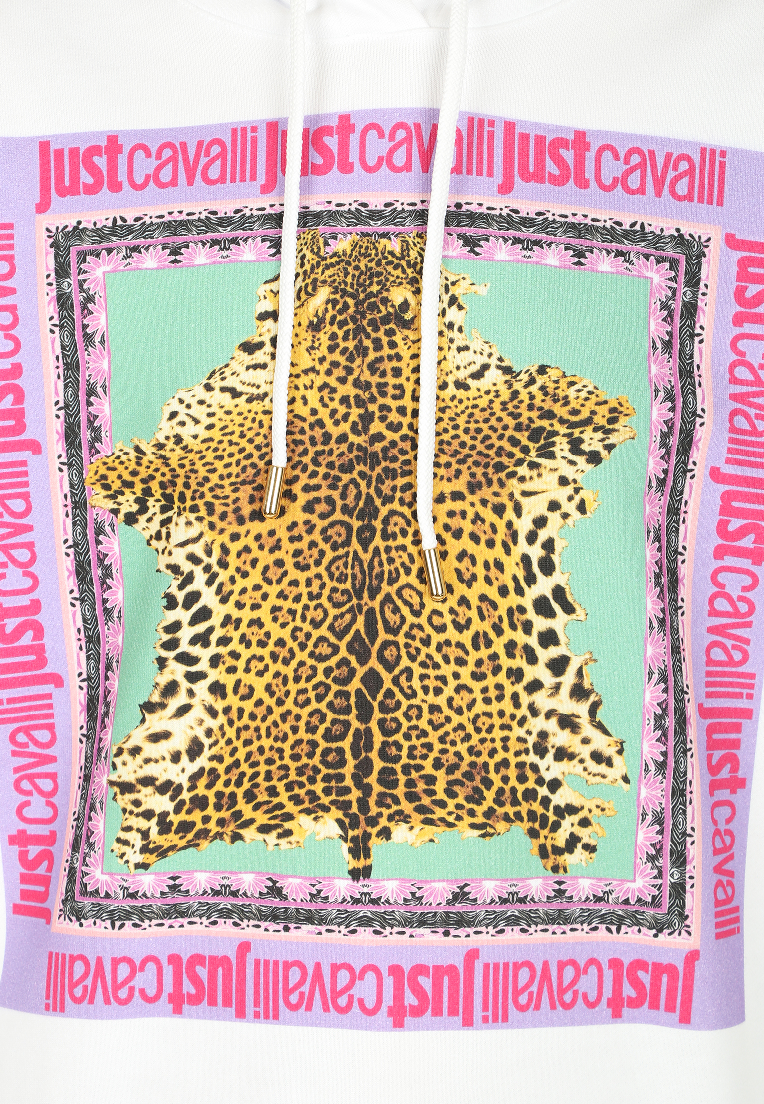 Толстовка JUST CAVALLI  - Хлопок - цвет белый