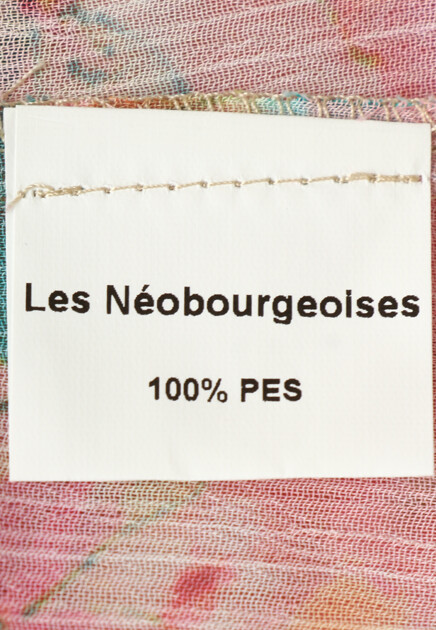 Платье на запах с цветочным принтом LES NEO BOURGEOISES
