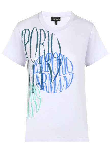 Футболка с логотипом  EMPORIO ARMANI