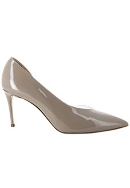 Бежевые лакированные туфли CASADEI