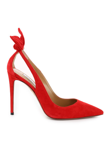 Замшевые туфли  AQUAZZURA