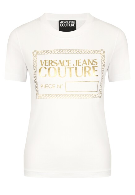 Футболка с логотипом VERSACE JEANS COUTURE