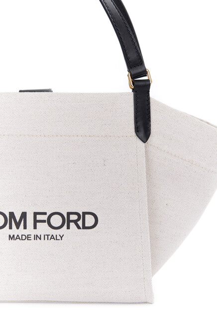 Сумка TOM FORD  - Текстиль - цвет бежевый