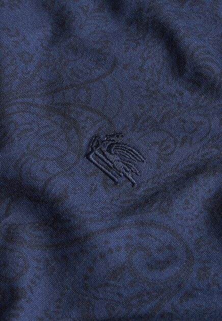 Футболка ETRO  - Хлопок - цвет синий