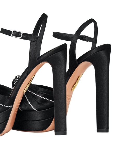 Босоножки AQUAZZURA  - Текстиль