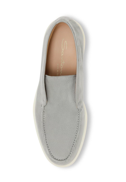 Лоферы SANTONI capsule  - Замша - цвет серый